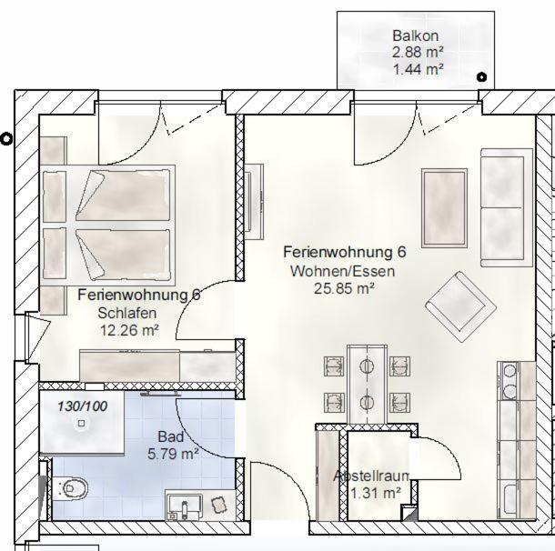 Sporthotel Neuruppin - Apartmenthaus Mit Ferienwohnungen Zewnętrze zdjęcie